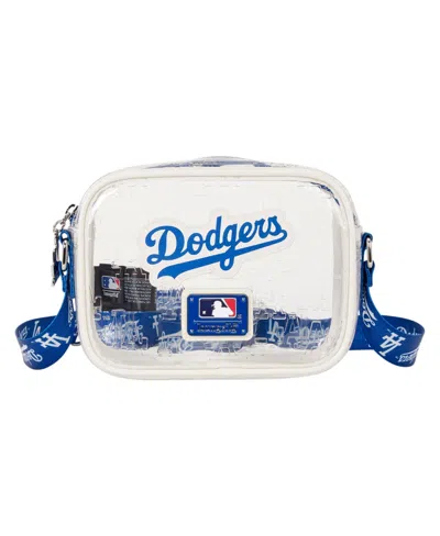 Loungefly Los Angeles Dodgers Clear All Over Logo Crossbody Bag In No Color