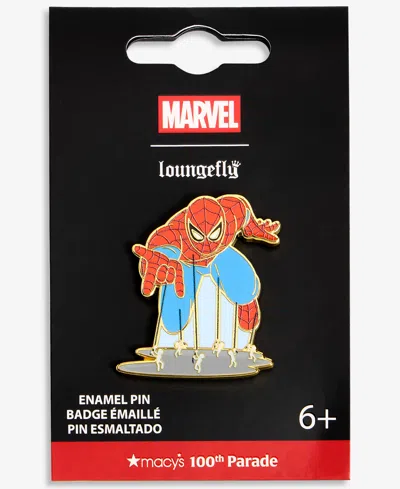 Loungefly Marvel | Macy's Gold-tone Enamel Spider-man 100th Parade Balloon Pin, Macy's Exclusive In Multi