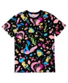 Loungefly Men's And Women's Black The Little Mermaid 35th Anniversary Life Is The Bubbles T-shirt In Black