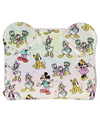 Loungefly Men's And Women's  Disney100â All-over-print Zip-around Wallet In White