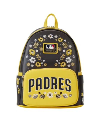 Loungefly Men's And Women's  San Diego Padres Floral Mini Backpack In Multi