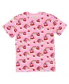 Loungefly Men's And Women's Toy Story Lotso Rainbow All-over Print T-shirt In Pink
