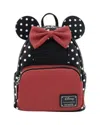 Loungefly Mickey Mouse Polka Dot Mini Backpack In Black/red In Multi