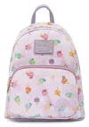 Loungefly Pokemon Ice Cream Aop Mini Backpack In Purple