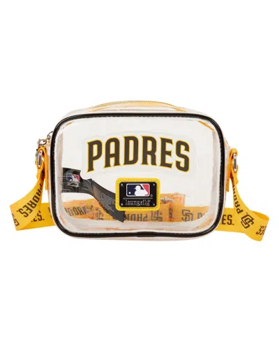 Loungefly San Diego Padres Clear All Over Logo Crossbody Bag In No Color