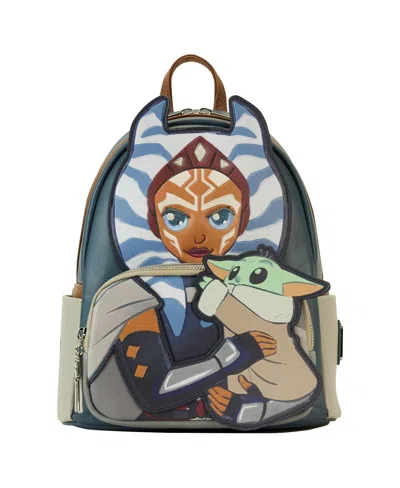 Loungefly The Mandalorian Ahsoka Holding Grogu Cosplay Mini Backpack In No Color