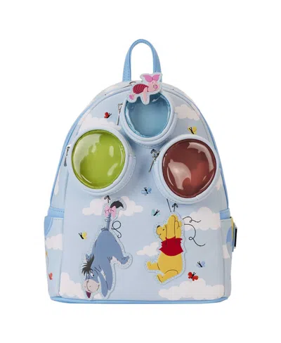 Loungefly Winnie The Pooh Friends Floating Balloons Mini Backpack In Transparent
