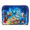 Loungefly Women's Aladdin Zip Around Wallet In Blue In Blue