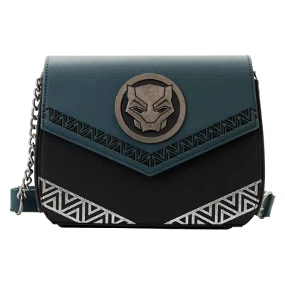 Loungefly Women's Black Panther Wakanda Forever Bag In Teal/black In Multi