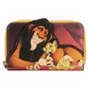 Loungefly Women's Lion King Scar Villains Scene Wallet In Orange In Orange
