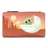 Loungefly Women's Mandalorian The Child Wait For Me Wallet In Brown In Brown