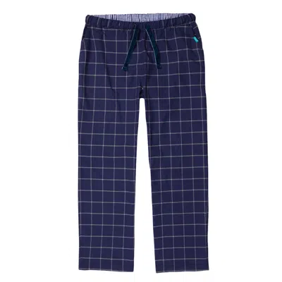 Loungers Blue / Grey Men's Loungewear Long Length Sea Otter Design In Blue/grey