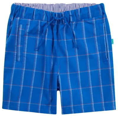 Loungers Blue / White / Red Men's Loungewear Shorts Hectors Dolphin Design In Blue/white/red