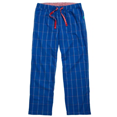 Loungers Blue / White / Red Women's Loungewear Long Length Hector's Dolphin Design In Blue/white/red