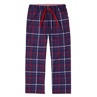 Loungers Blue / White / Red Women's Loungewear  Regular Length Red Panda Design In Blue/white/red