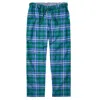 Loungers Green / Blue / White Men's Lounge Pants Regular Length Green Sea Turtle In Green/blue/white
