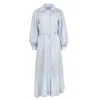 LOUP CLOTHING WOMEN'S BLUE SKY SHIRT DRESS