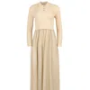 Loup Clothing Women's Neutrals Cream Polo Maxi In White