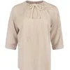 Loup Clothing Women's Neutrals Sand Drawstring Top