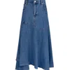 Loup Clothing Women's Stretch Denim Skirt Blue
