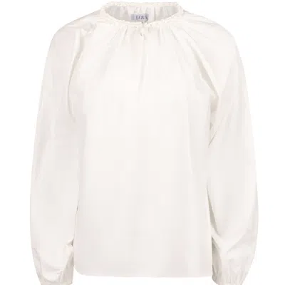 Loup Clothing Women's White Braided Blouse