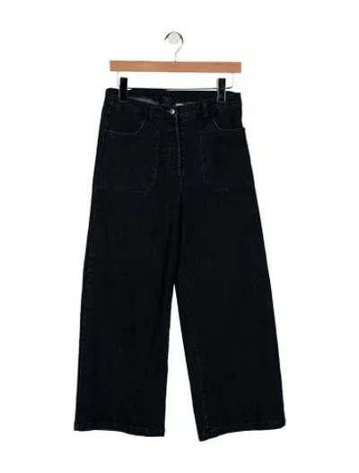 Pre-owned Loup High-rise Wide Leg Jeans In Blue