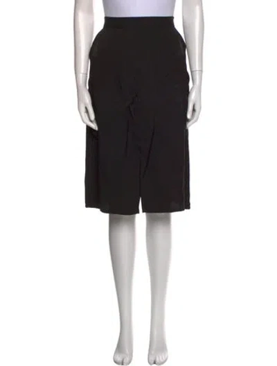 Pre-owned Loup Knee-length Skirt In Black