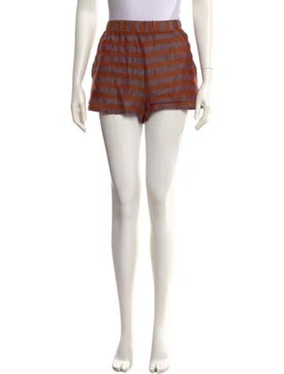 Pre-owned Loup Linen Mini Shorts In Multi