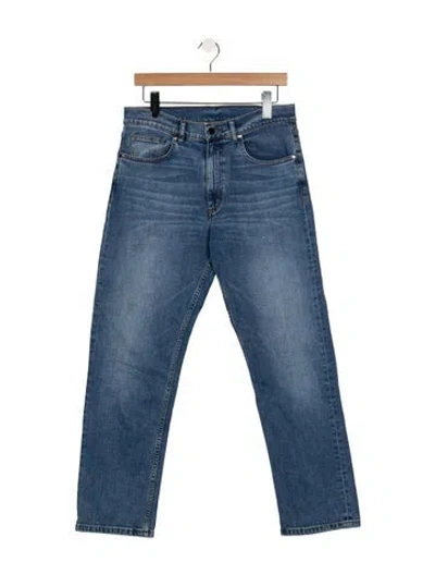 Pre-owned Loup Mid-rise Straight Leg Jeans In Blue