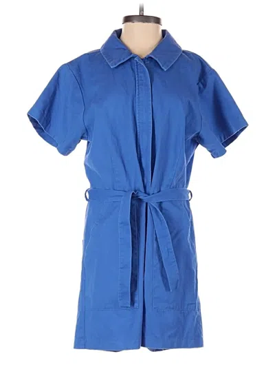 Pre-owned Loup Romper In Blue