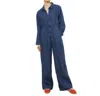 Loup Spencer Cargo Zip Jumpsuit In Indigo In Blue