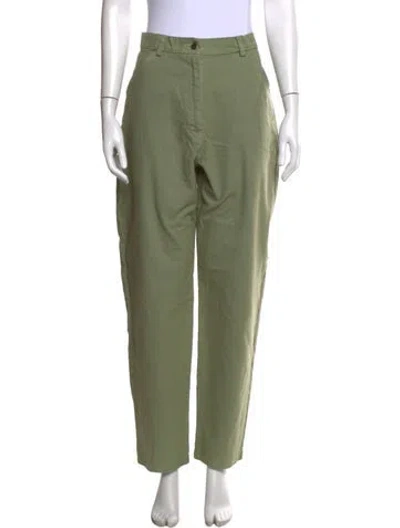 Pre-owned Loup Straight Leg Pants In Green