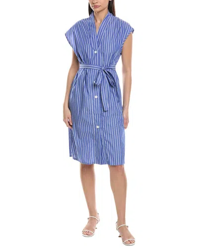 Loup Tina Midi Dress In Blue