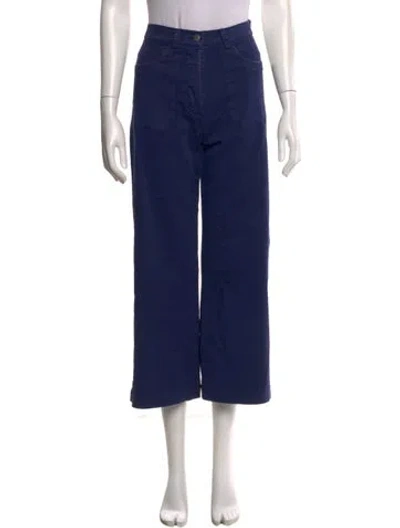 Pre-owned Loup Wide Leg Pants In Blue