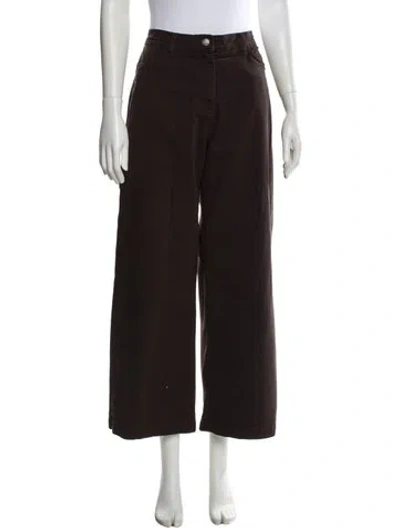 Pre-owned Loup Wide Leg Pants In Brown