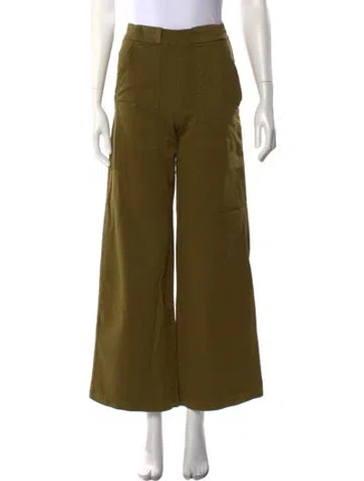 Pre-owned Loup Wide Leg Pants In Green
