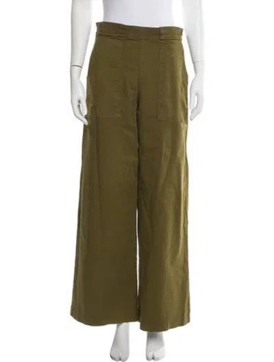 Pre-owned Loup Wide Leg Pants In Green
