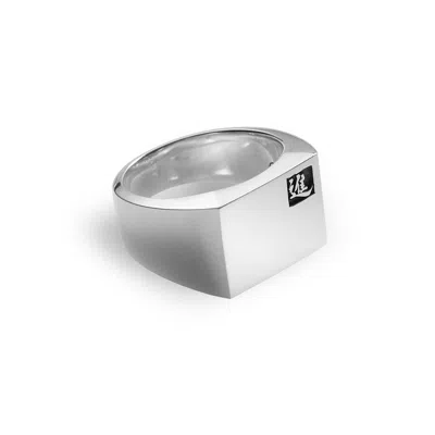 Loupn Men's Ascend Signet Ring - Sterling Silver