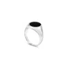 Loupn Black Onyx Signet Ring In Metallic