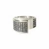 Loupn Men's For The People Ring - Sterling Silver - Matte In Silver