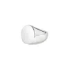 Loupn Men's Mirror Signet Ring - Sterling Silver - Polished In Silver