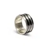 Loupn Men's Stem Ring - Sterling Silver In Metallic