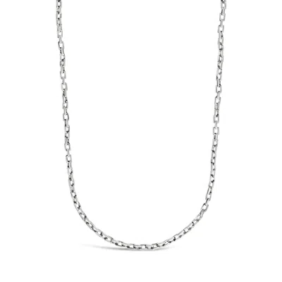Loupn Men's Trainwreck Chain Necklace - Sterling Silver