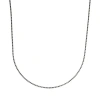 Loupn Rope Chain Necklace In Silver