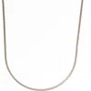 Loupn Thin Cuban Chain Necklace In Metallic