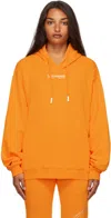 Lourdes Crystal Graphic Hoodie In 113 Orange