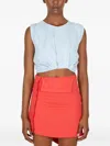Lourdes Logo-print Tank Top In Blue