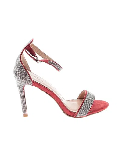 Pre-owned Lov Mark Heels In Red