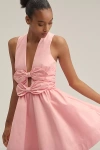 Lovaan Delilah Bow Mini Dress
