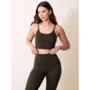 Lovall 24/7 Revitalise Fitted Sports Bra In Green